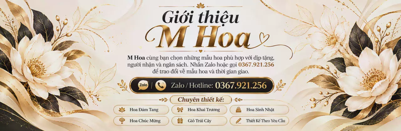 Ảnh bìa Shop hoa tươi Xã Hạ Hoà Phú Thọ - Gửi sự quan tâm qua từng món hoa